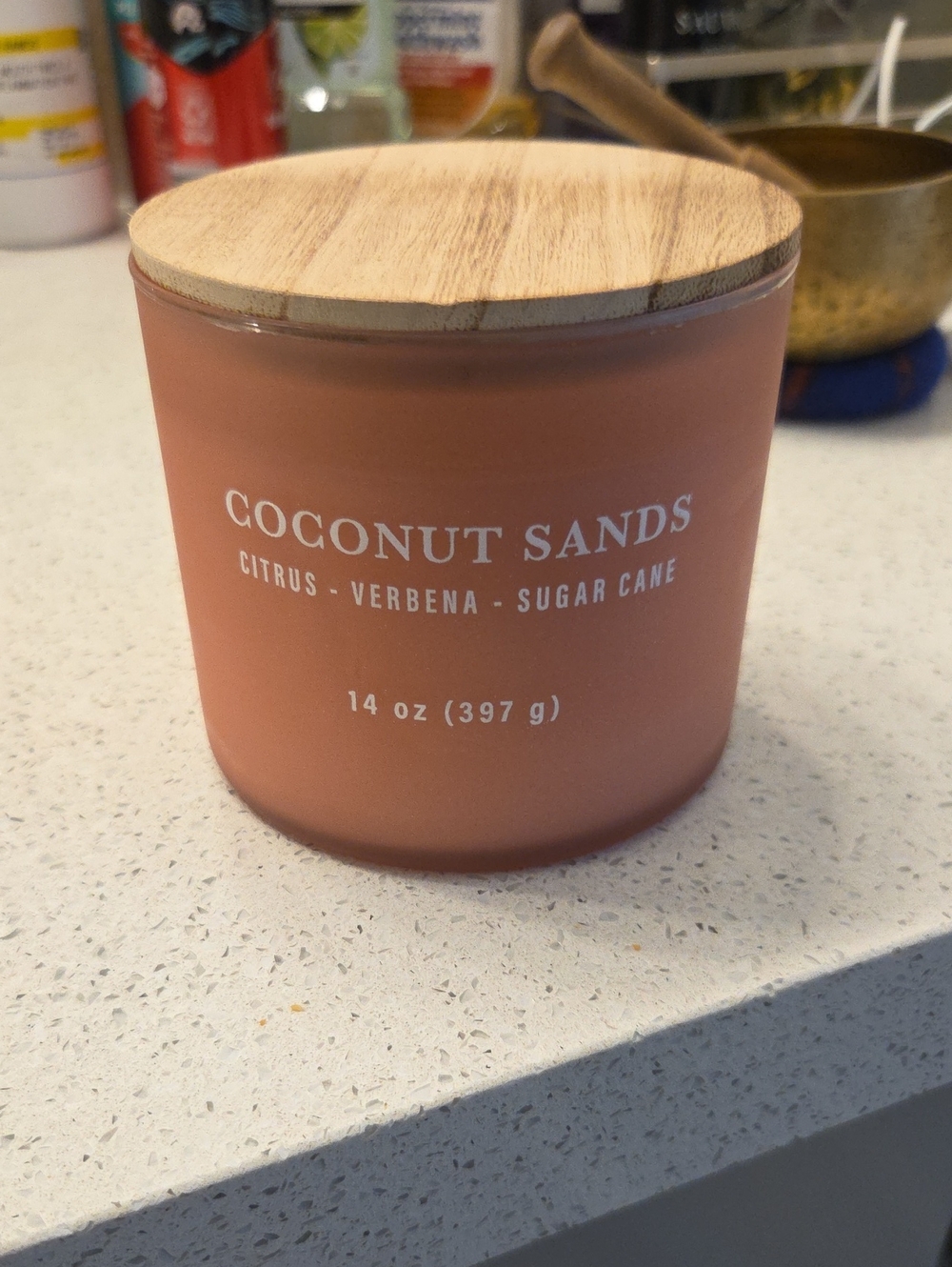 Coconut Sands Scented Candle - Terracotta
